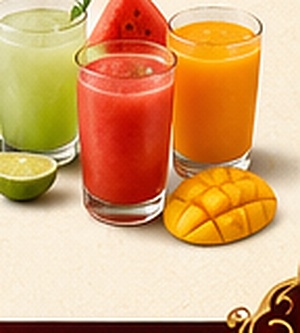Fresh juices and refreshments